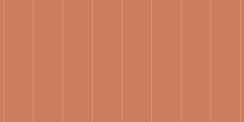 #cd7d5c, #caa393 vertical lines, two pixels wide, ninety-five pixels apart