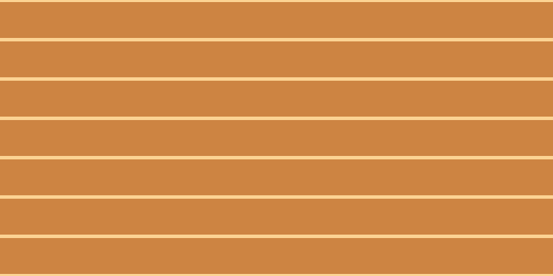 #cd8442, #fcd393 horizontal lines, five pixels wide, fifty-two pixels apart