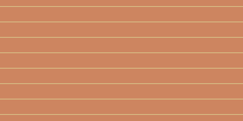 #cd8560, #dbd393 horizontal lines, two pixels wide, forty-nine pixels apart