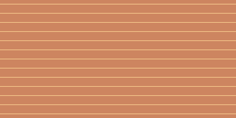 #cd8560, #fcd393 horizontal lines, two pixels wide, twenty-nine pixels apart