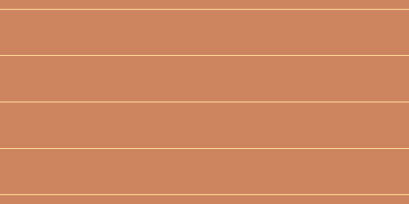 #cd8560, #fcd393 horizontal lines, two pixels wide, eighty-nine pixels apart