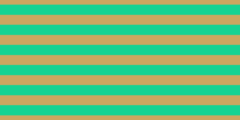 #cda660, #15d393 horizontal lines, thirty-four pixels wide, thirty-three pixels apart