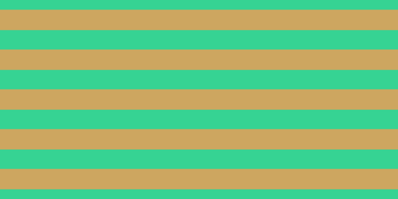 #cda660, #36d393 horizontal lines, thirty-nine pixels wide, forty-one pixels apart
