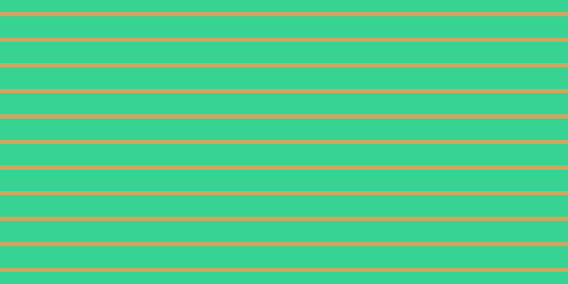 #cda660, #36d393 horizontal lines, thirty pixels wide, six pixels apart