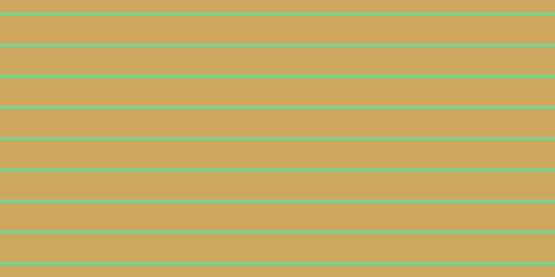 #cda660, #78d393 horizontal lines, five pixels wide, forty pixels apart