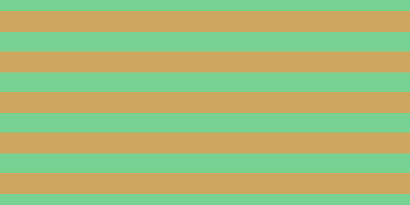 #cda660, #78d393 horizontal lines, thirty-eight pixels wide, forty-one pixels apart