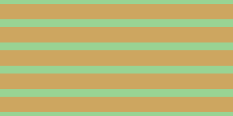 #cda660, #99d393 horizontal lines, twenty-seven pixels wide, fifty-three pixels apart