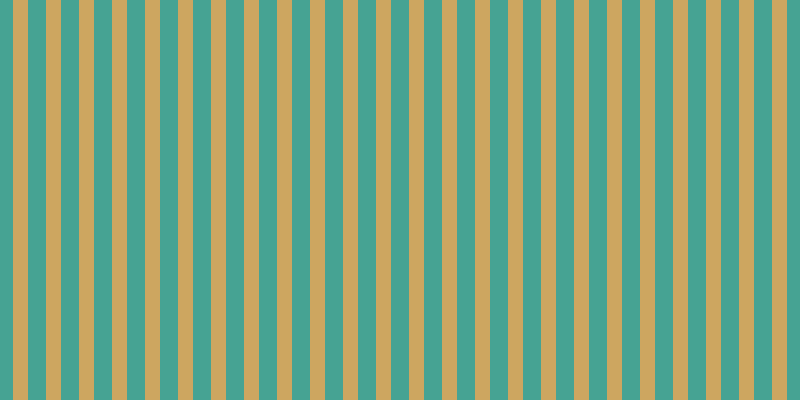 #cda660, #46a393 vertical lines, eighteen pixels wide, fifteen pixels apart