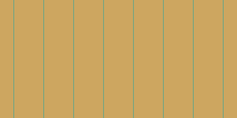 #cda660, #46a393 vertical lines, two pixels wide, ninety-nine pixels apart