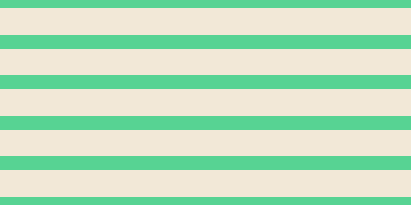 #cda660 (25%), #57d393 horizontal lines, twenty-seven pixels wide, fifty-two pixels apart