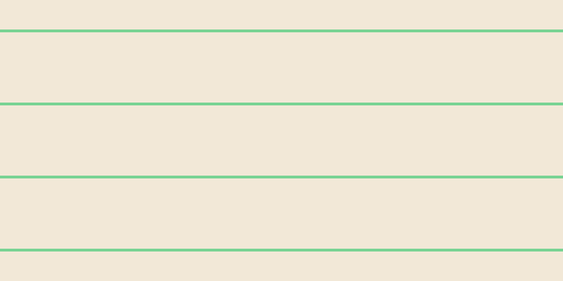 #cda660 (25%), #78d393 horizontal lines, four pixels wide, one hundred pixels apart