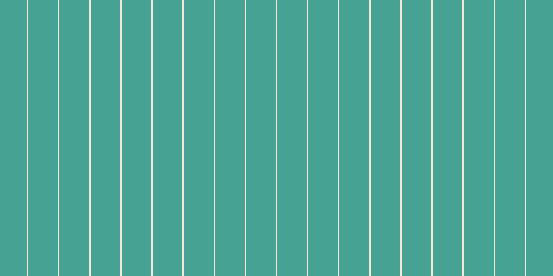 #cda660 (25%), #46a393 vertical lines, forty-three pixels wide, two pixels apart