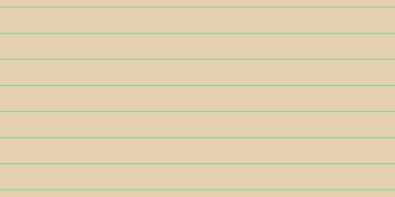#cda660 (50%), #15d393 horizontal lines, one pixels wide, fifty-two pixels apart