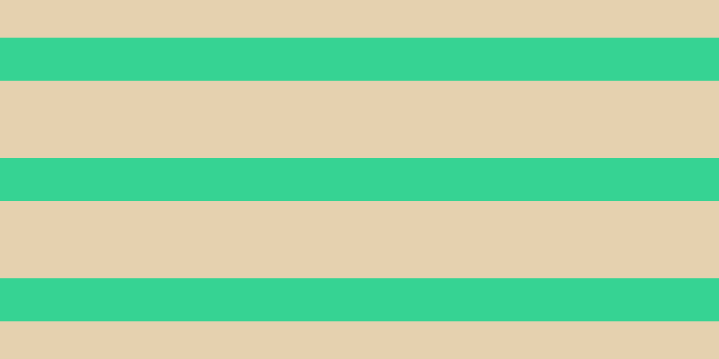 #cda660 (50%), #36d393 horizontal lines, forty-eight pixels wide, eighty-six pixels apart