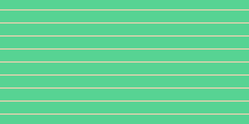 #cda660 (50%), #57d393 horizontal lines, thirty-eight pixels wide, four pixels apart