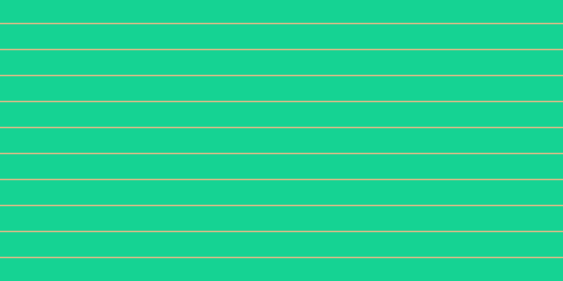 #cda660 (75%), #15d393 horizontal lines, thirty-five pixels wide, two pixels apart
