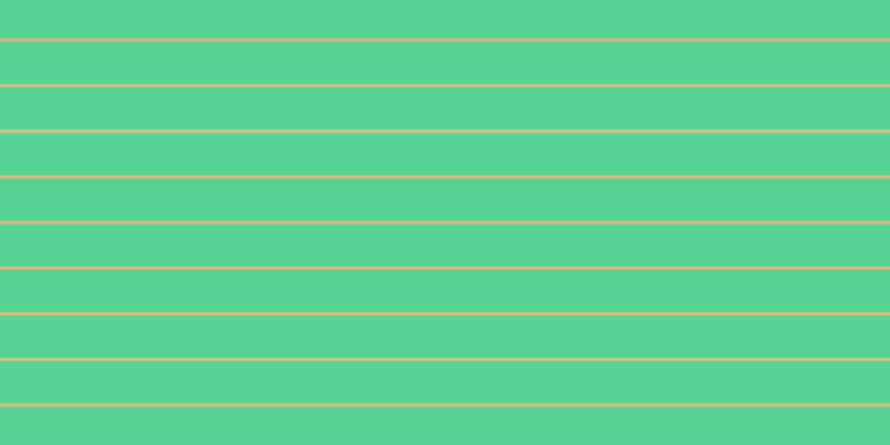 #cda660 (75%), #57d393 horizontal lines, thirty-eight pixels wide, three pixels apart