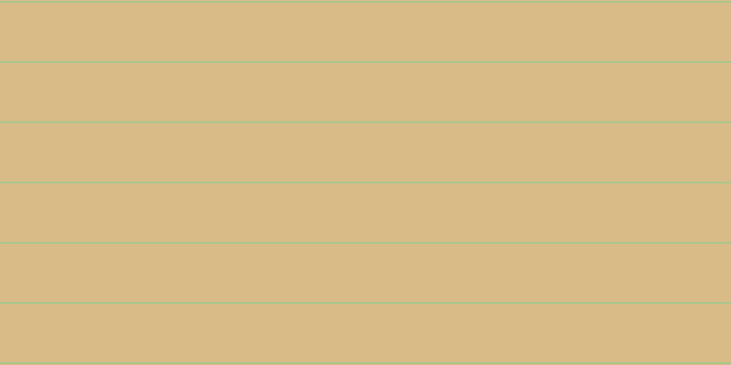 #cda660 (75%), #78d393 horizontal lines, one pixels wide, sixty-five pixels apart