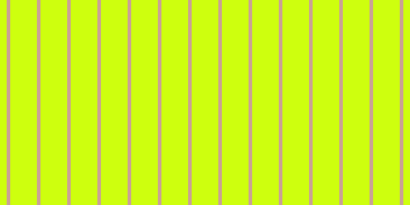 #ceff0e, #caa393 vertical lines, seven pixels wide, fifty-two pixels apart