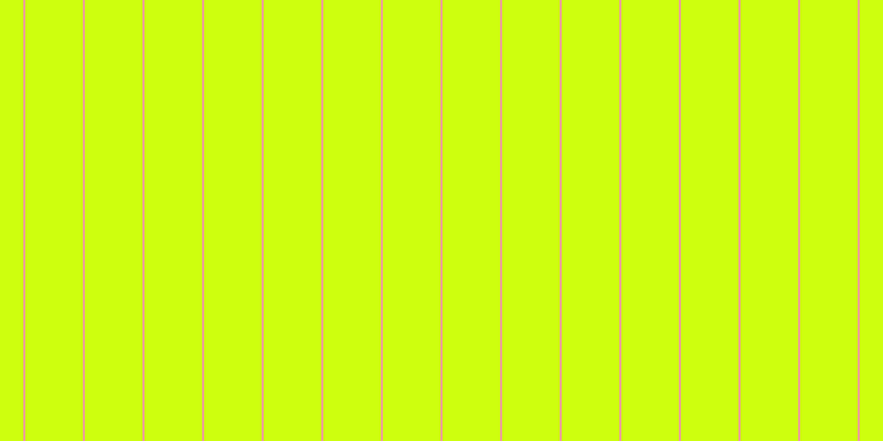 #ceff0e, #eba393 vertical lines, two pixels wide, fifty-two pixels apart