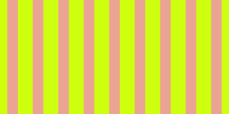 #ceff0e, #eba393 vertical lines, thirty-seven pixels wide, fifty-two pixels apart