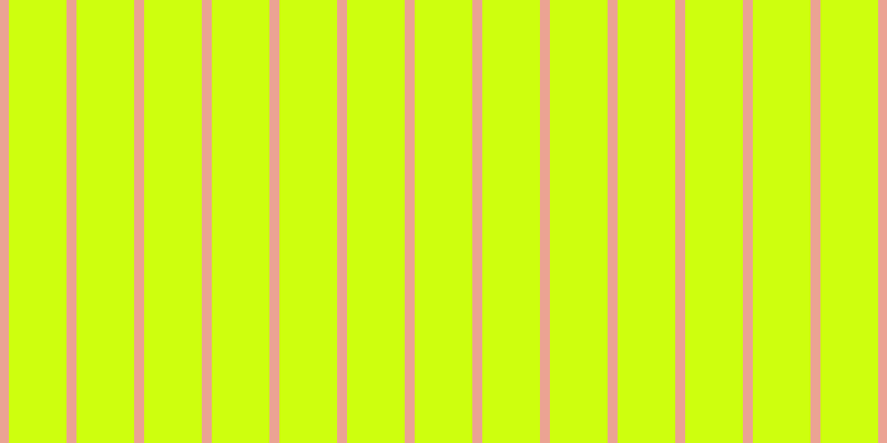 #ceff0e, #eba393 vertical lines, nine pixels wide, fifty-two pixels apart