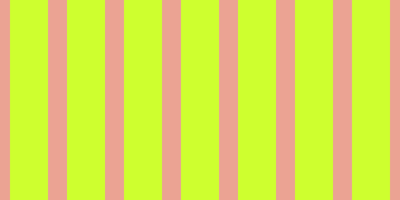 #ceff2f, #eba393 vertical lines, thirty-eight pixels wide, seventy-six pixels apart