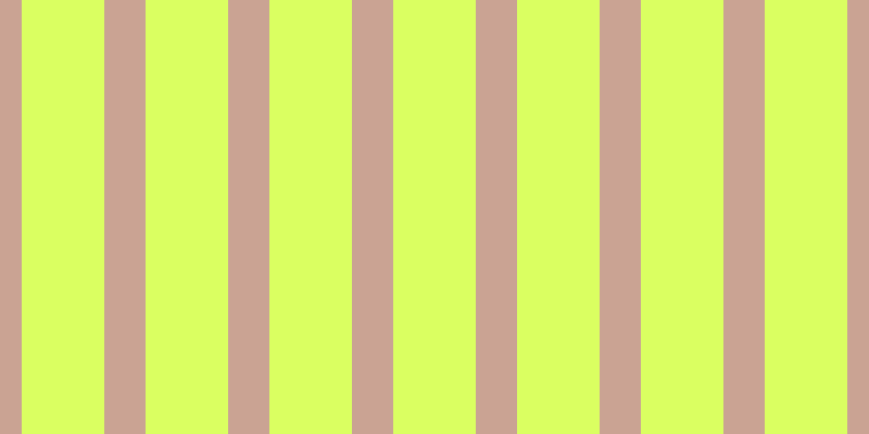 #ceff2f (75%), #caa393 vertical lines, thirty-eight pixels wide, seventy-six pixels apart