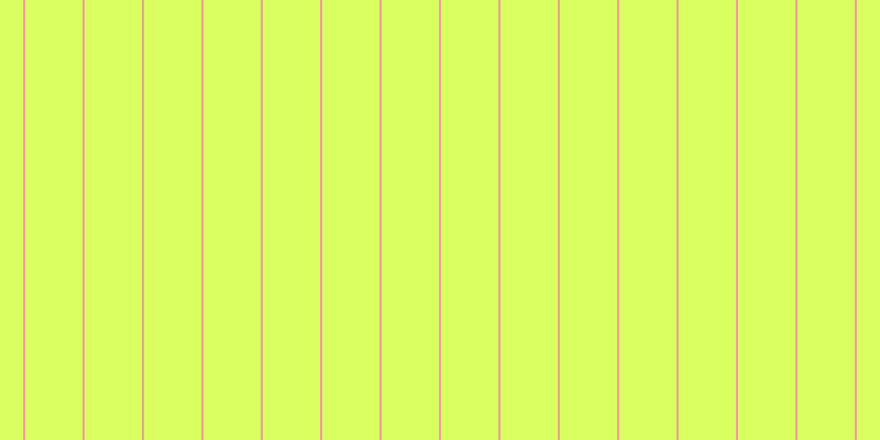 #ceff2f (75%), #eba393 vertical lines, two pixels wide, fifty-two pixels apart