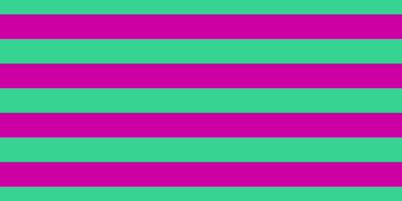 #cf00a3, #36d393 horizontal lines, forty-nine pixels wide, forty-nine pixels apart