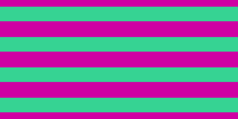 #cf00a3, #36d393 horizontal lines, forty-nine pixels wide, fifty-three pixels apart