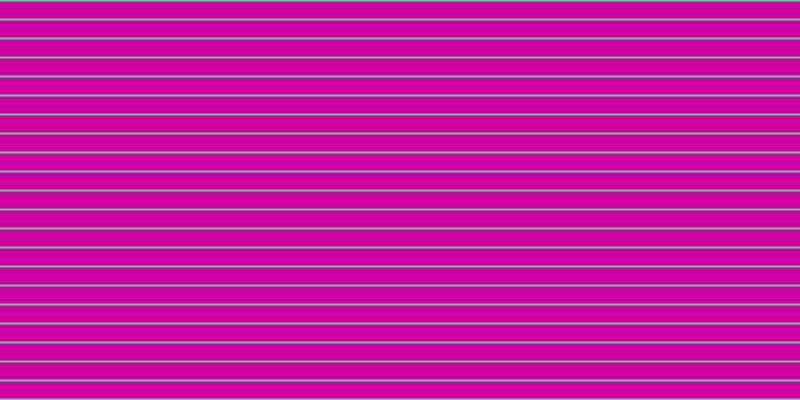 #cf00a3, #57d393 horizontal lines, two pixels wide, seventeen pixels apart