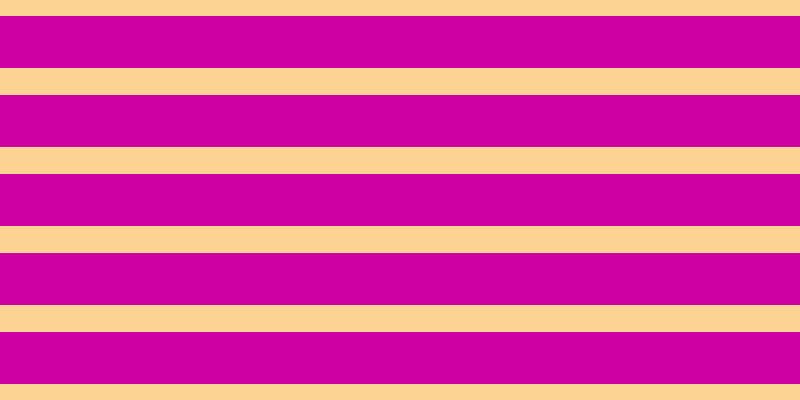 #cf00a3, #fcd393 horizontal lines, twenty-seven pixels wide, fifty-two pixels apart