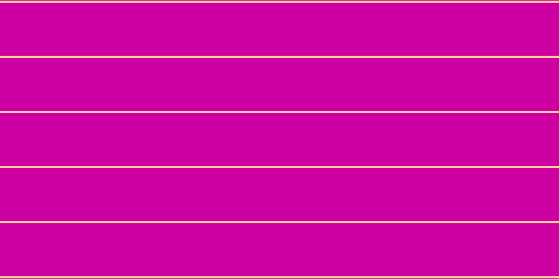 #cf00a3, #fcd393 horizontal lines, three pixels wide, seventy-six pixels apart