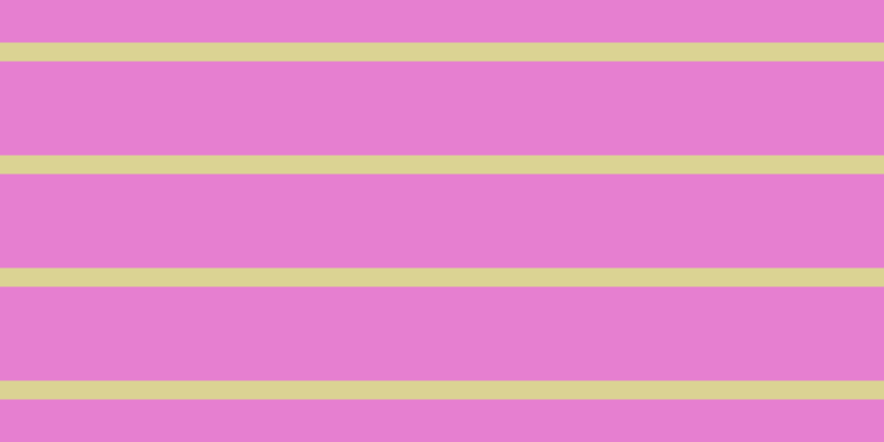 #cf00a3 (50%), #dbd393 horizontal lines, seventeen pixels wide, eighty-five pixels apart