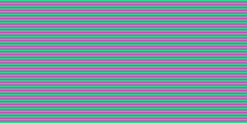 #cf00a3 (75%), #36d393 horizontal lines, five pixels wide, four pixels apart