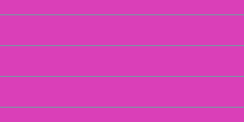 #cf00a3 (75%), #36d393 horizontal lines, two pixels wide, ninety-nine pixels apart