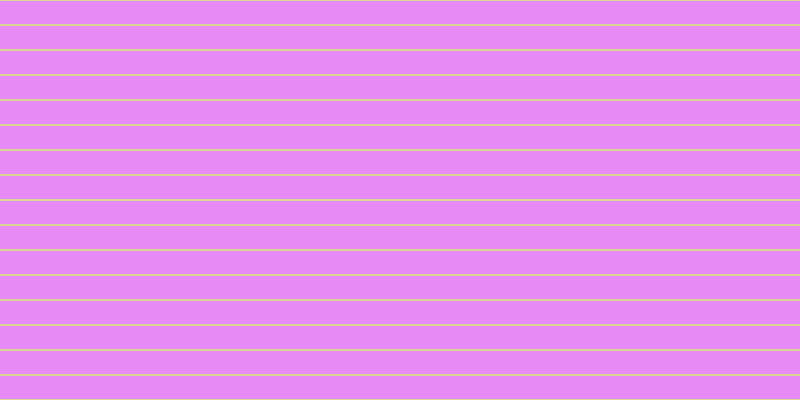 #cf18f0 (50%), #dbd393 horizontal lines, two pixels wide, twenty-three pixels apart