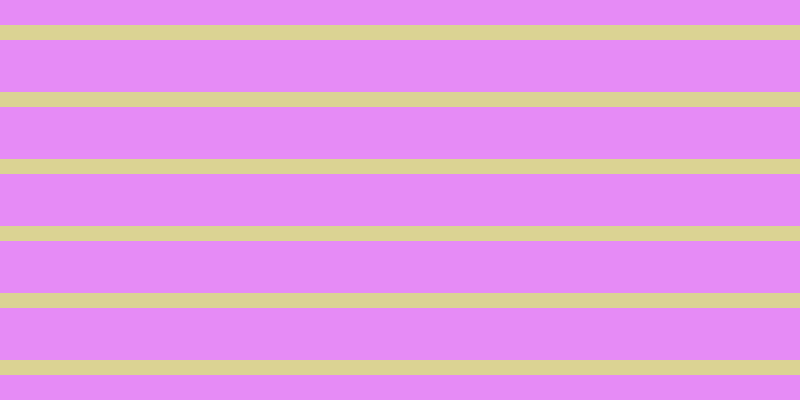 #cf18f0 (50%), #dbd393 horizontal lines, fifteen pixels wide, fifty-two pixels apart