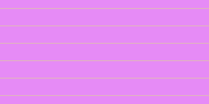 #cf18f0 (50%), #dbd393 horizontal lines, two pixels wide, sixty-five pixels apart