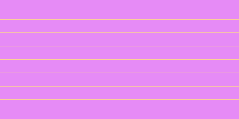 #cf18f0 (50%), #fcd393 horizontal lines, two pixels wide, forty-three pixels apart