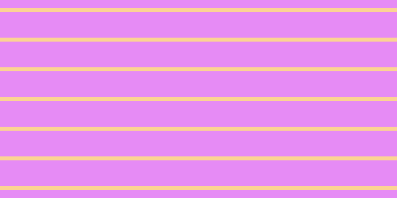 #cf18f0 (50%), #fcd393 horizontal lines, eight pixels wide, fifty-two pixels apart