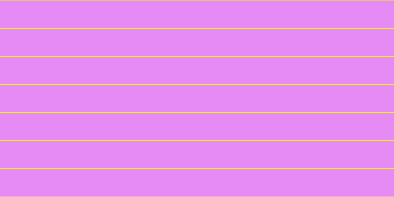 #cf18f0 (50%), #fcd393 horizontal lines, two pixels wide, fifty-five pixels apart