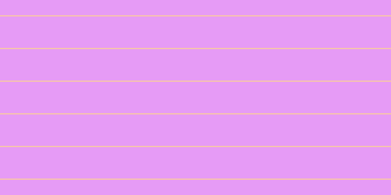 #cf39f0 (50%), #fcd393 horizontal lines, two pixels wide, sixty-five pixels apart