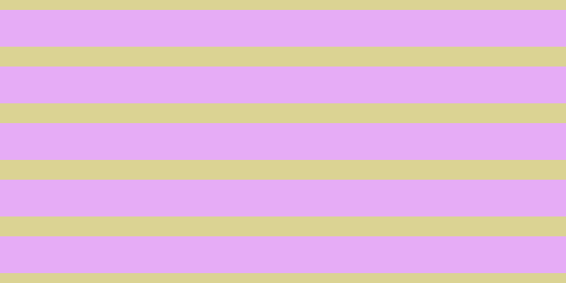 #cf5af0 (50%), #dbd393 horizontal lines, twenty-eight pixels wide, fifty-two pixels apart