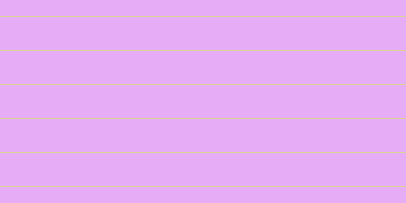 #cf5af0 (50%), #dbd393 horizontal lines, two pixels wide, sixty-five pixels apart