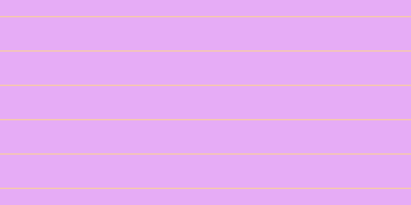 #cf5af0 (50%), #fcd393 horizontal lines, two pixels wide, sixty-five pixels apart