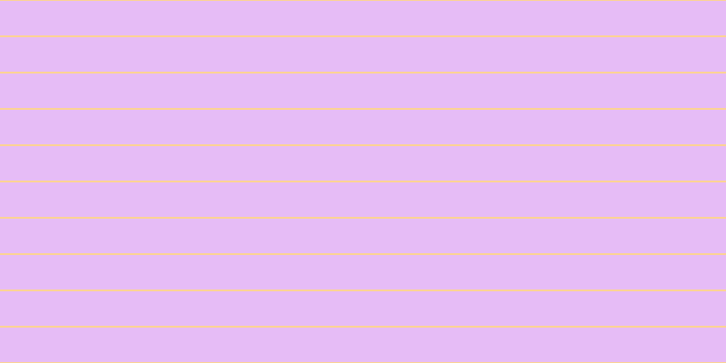 #cf7bf0 (50%), #fcd393 horizontal lines, two pixels wide, thirty-eight pixels apart