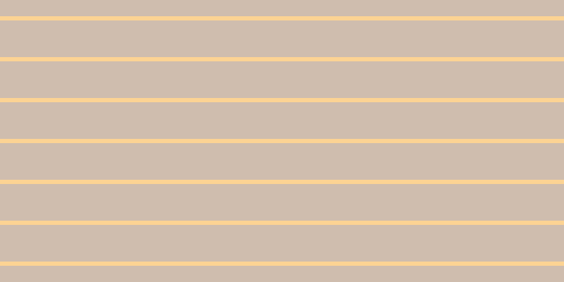 #cfbdae, #fcd393 horizontal lines, six pixels wide, fifty-two pixels apart