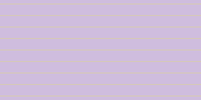 #cfbdde, #dbd393 horizontal lines, two pixels wide, forty-four pixels apart